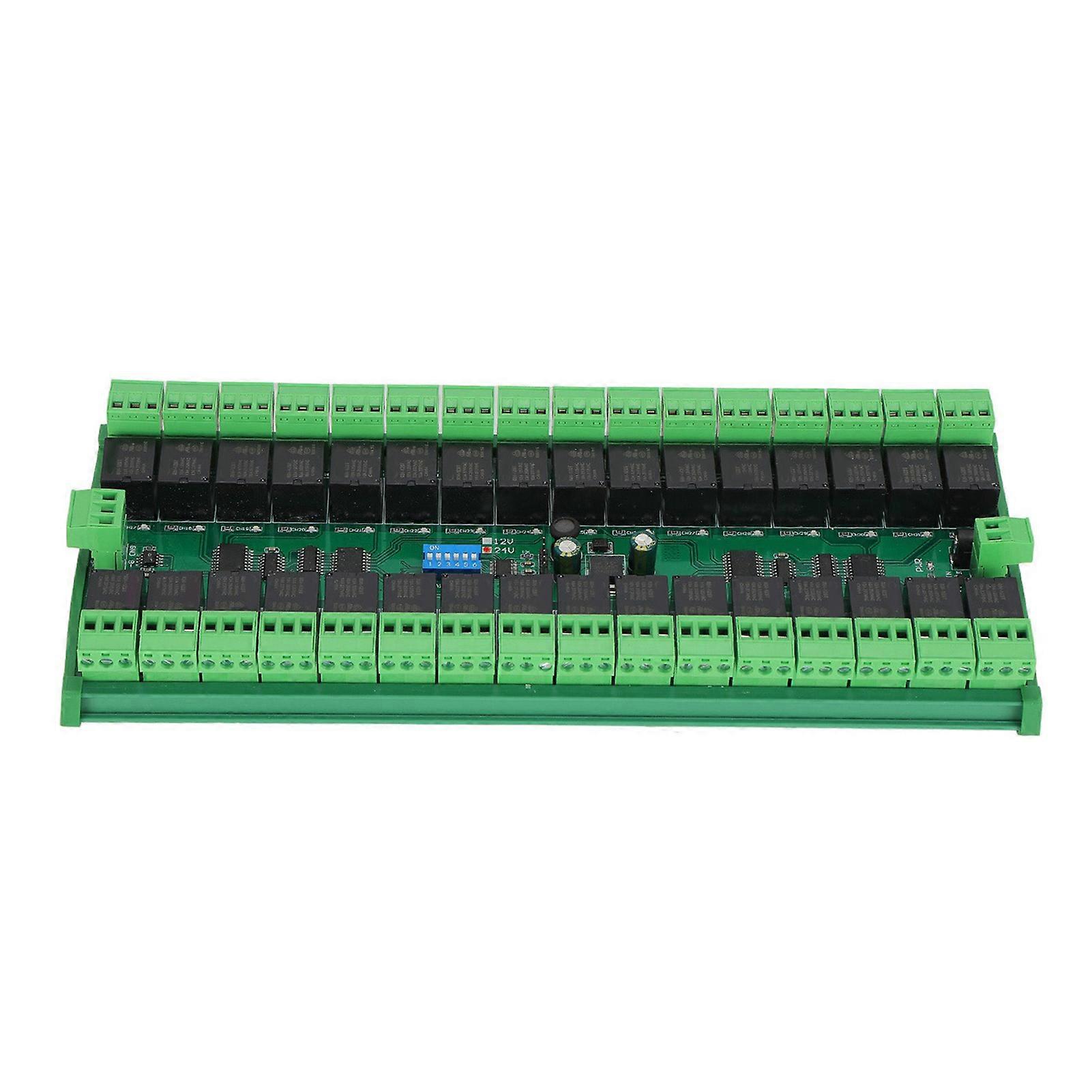Expansion Board Relay Module 32 Channels RS485 Remote Control PLC Controller DIN Rail