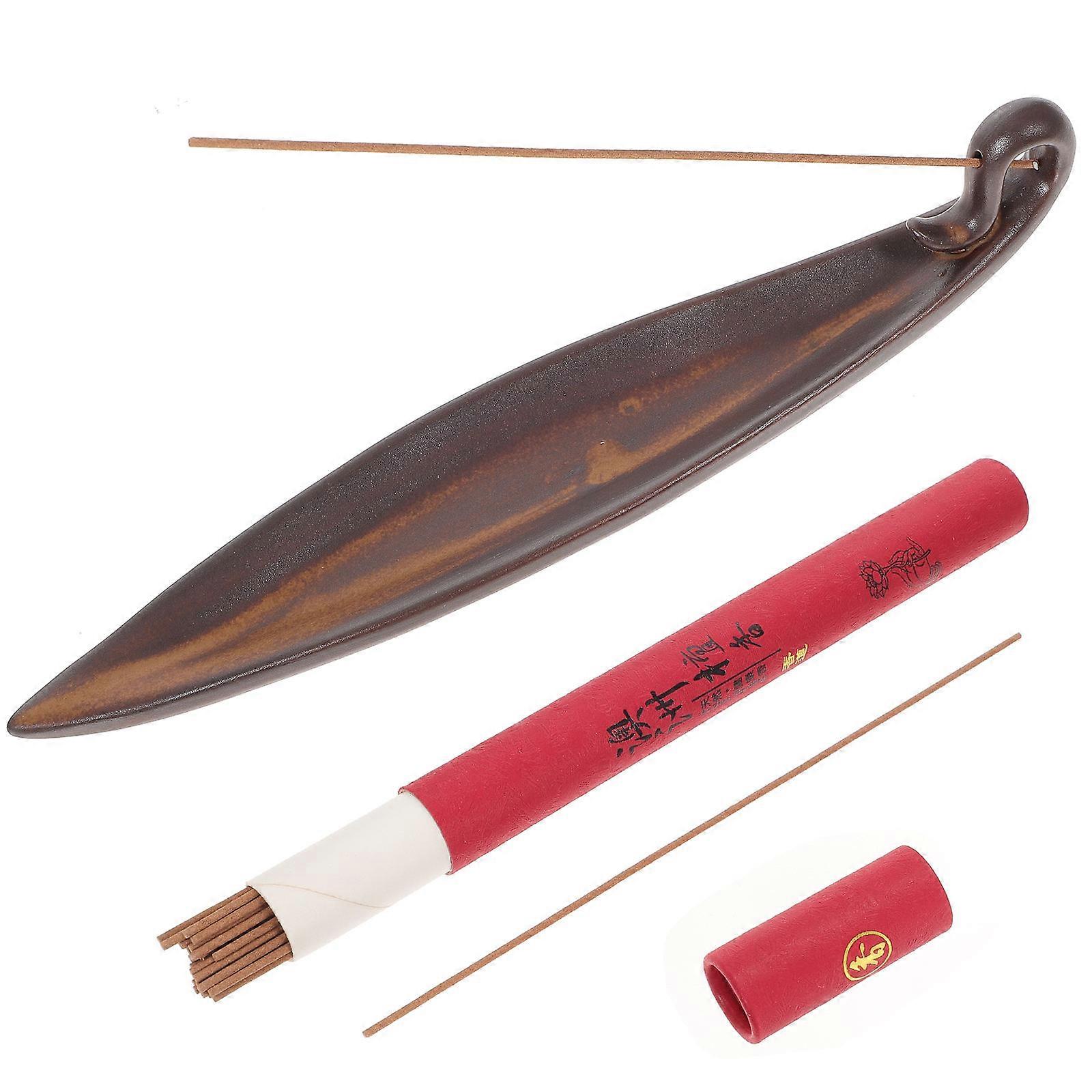 موقد بخور من المواد الاصطناعية بالشوكولاتة للديكور المنزلي ينقي الهواء ويخفف من التوتر 7.5 بوصة