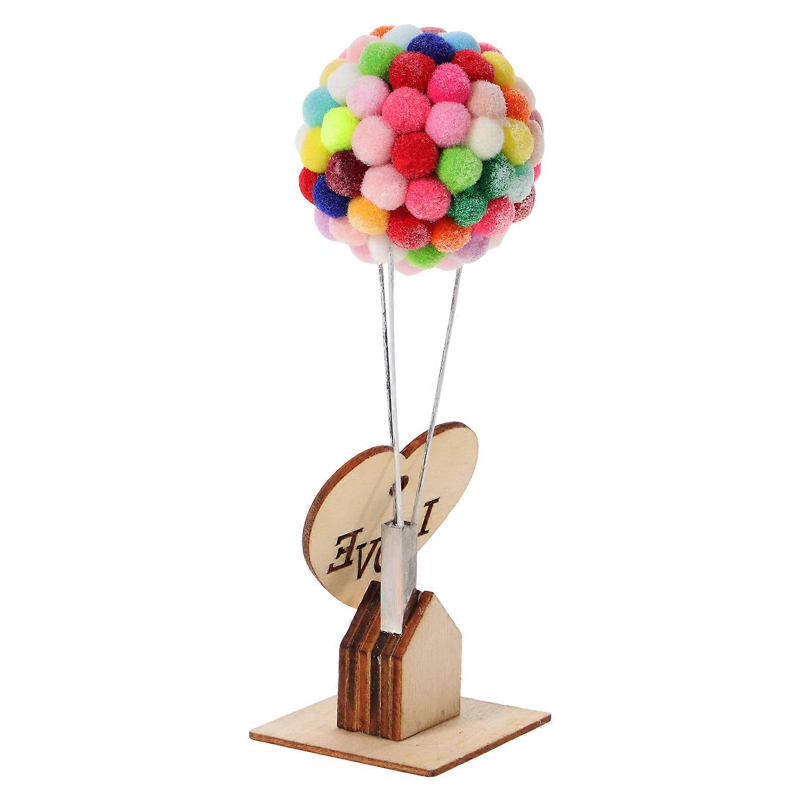 Multi Color Balloon Car Interior Decoration Cute Design For Desk And Dashboard 12.50X4.00X4.00CM 1Set