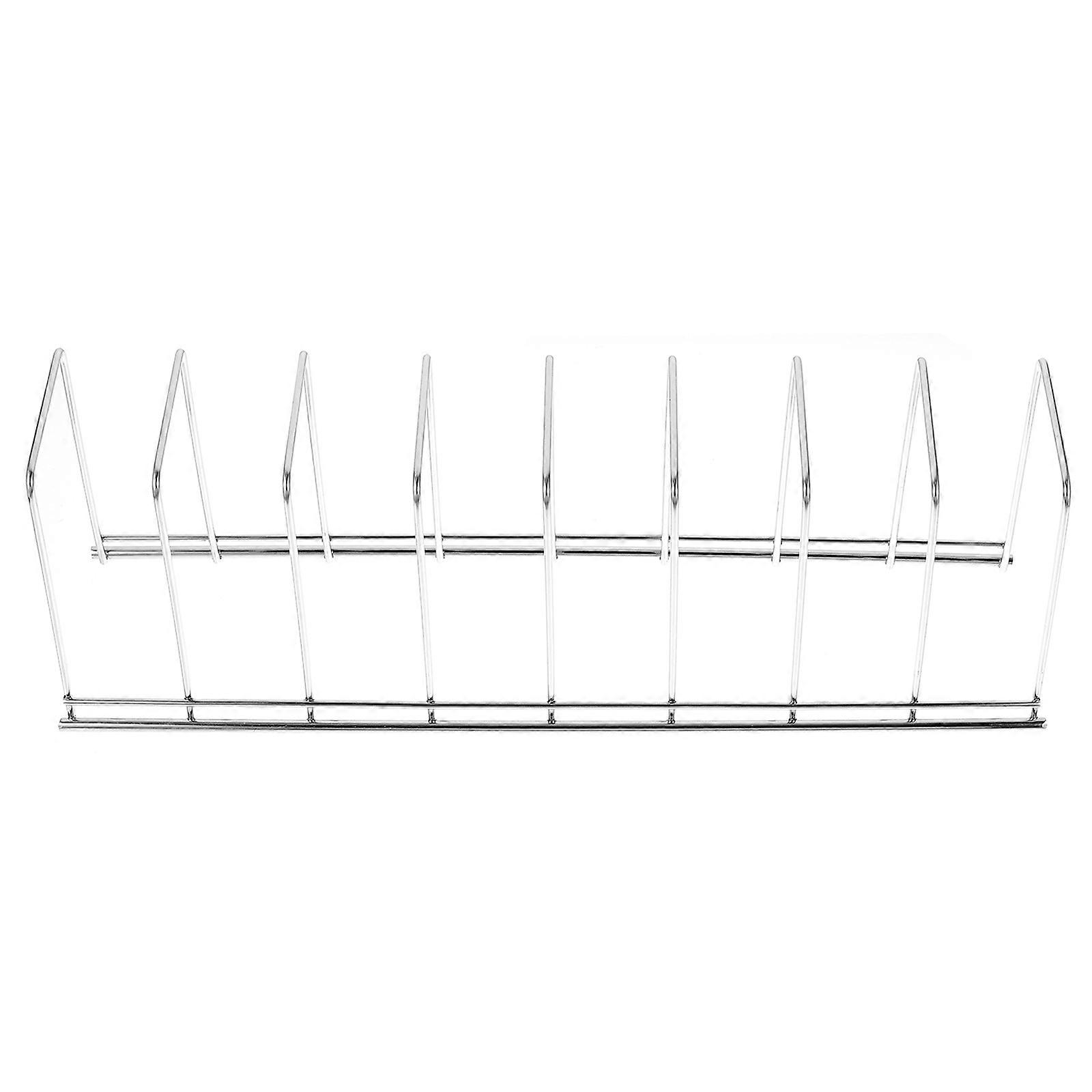 Stainless Steel Dish Drying Rack, Elegant Kitchen Organizer for Plates, Pans, and Cutting Boards, Multi Function Tableware Holder with Smooth Surface