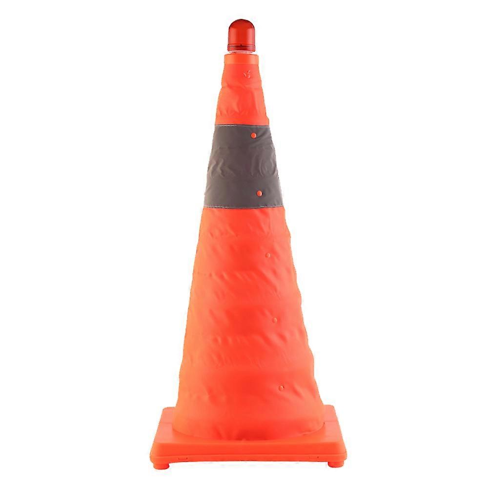 Collapsible Cones Traffic Foldable Design Sporting Events General Public Rubber Fabric 18.9×9.4×9.4in Reflective 1Set