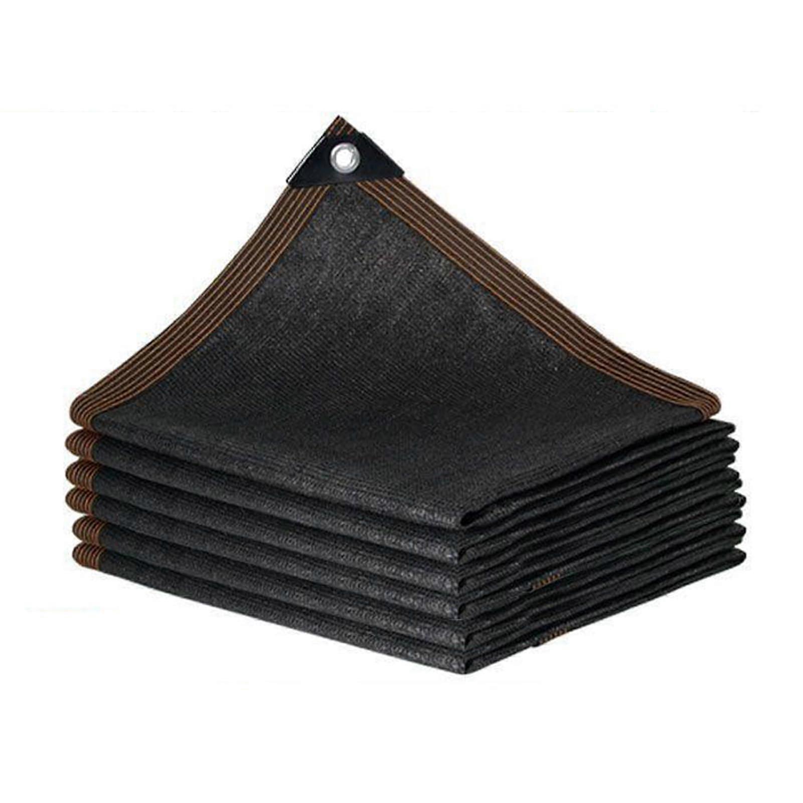 Shade Net with Eyelets Black 4x7m, Shading Net for Greenhouse, Sun Shade Net, Sunscreen Net, Shade Net for Plants, Garden Terrace Balcony 4x7m