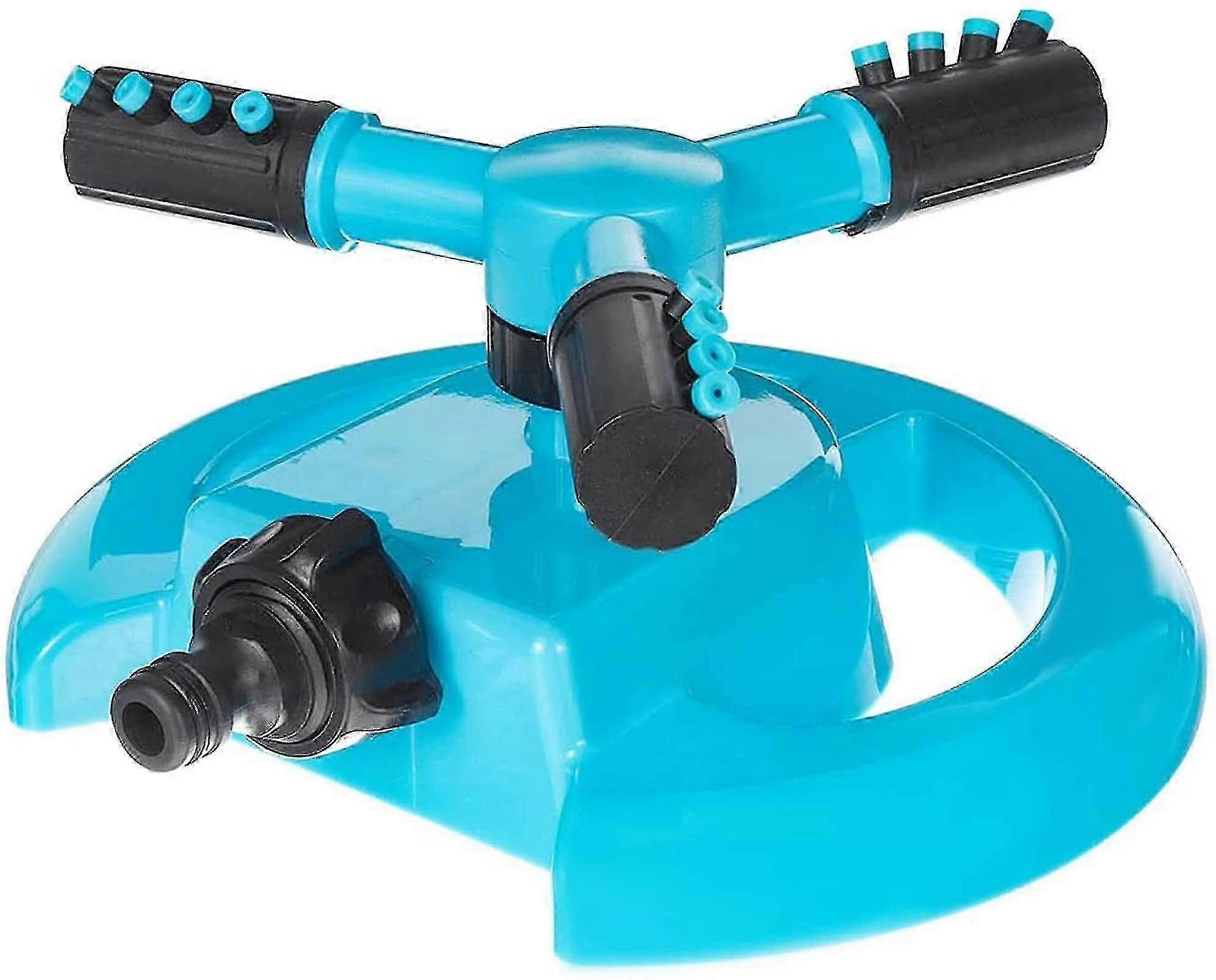 360 lawn sprinkler for garden with 3-arm rotation