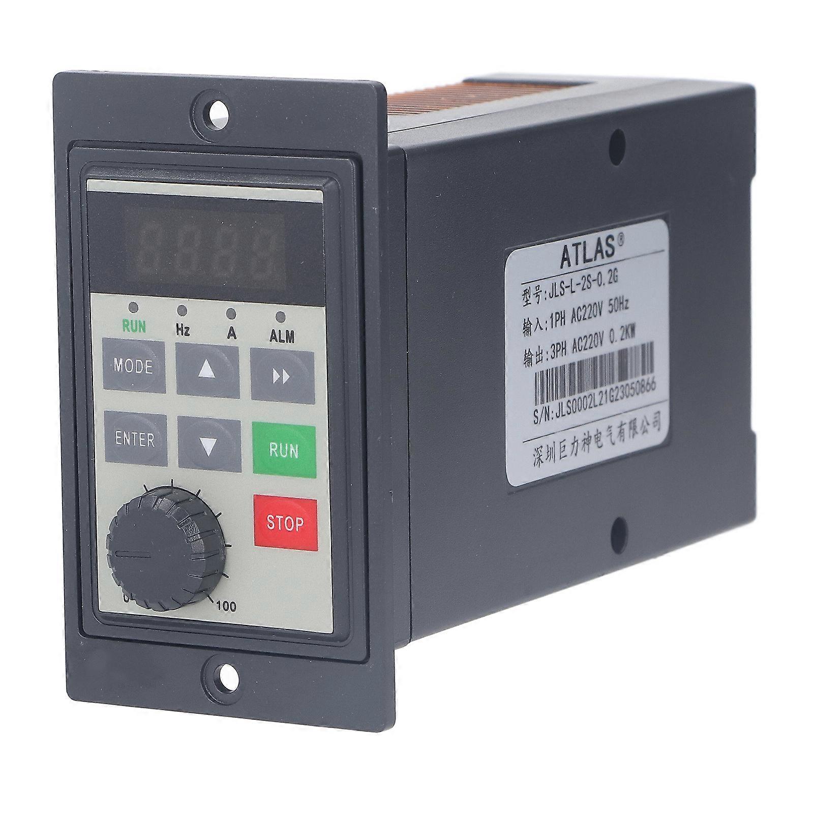 Frekvenčný pohon Mini VFD invertorový transformátor 0,2 kW 1 fázový vstup 3 fázový výstup 220 V