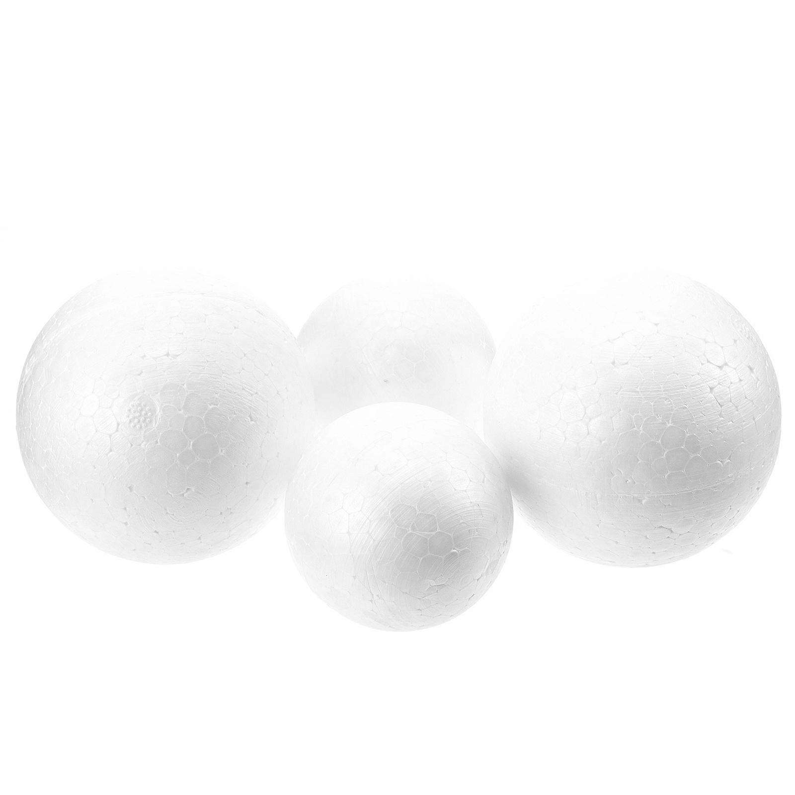 20pcs Foam Balls for DIY Crafts – Safe, Durable Art Materials for Christmas, Snowman Decorations & Creative Projects