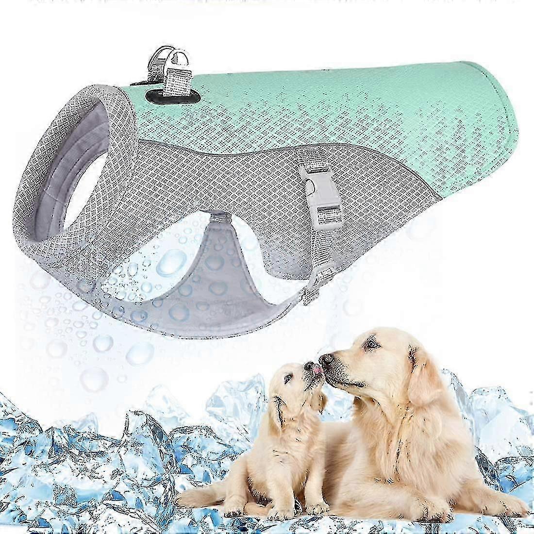 Köpek Soğutma Yeleği Ayarlanabilir Yazlık Giysiler Açık Hava Yürüyüşü, Yürüyüş ve Kamp İçin Köpek Soğutma Ceketi