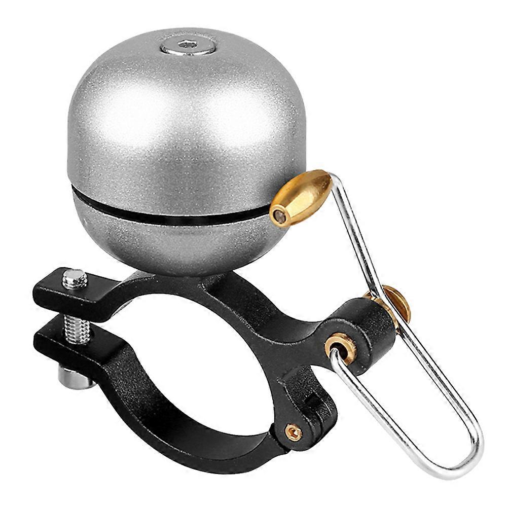 Copper Bike bell with AntiRust Design for Road Bike Use Silver Sound Loud and Clear 1Pc