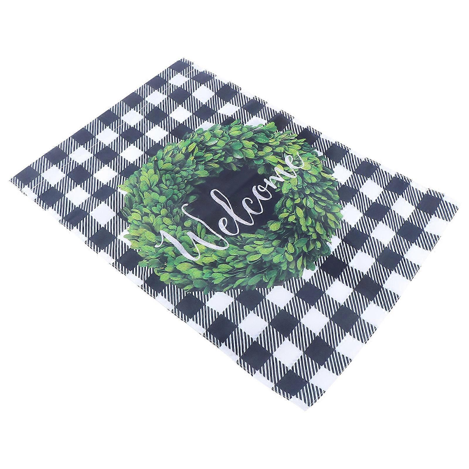 Congration Garden Flag Graduation Themed Design Rectangle Shape Digital Printing Technology 1Pcs