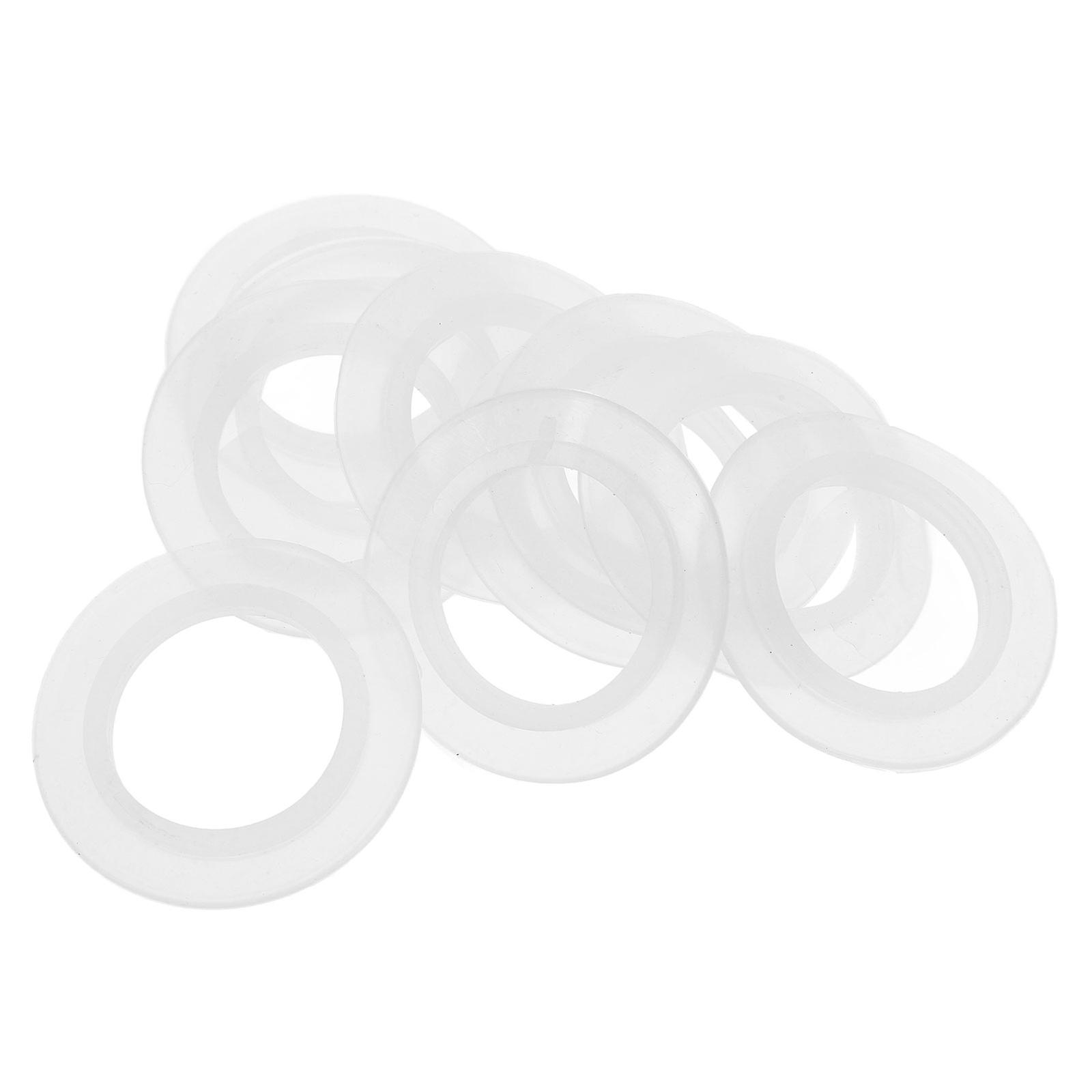 Silicone Sink Sealing Washers Transparent Leakproof Design for Kitchen Use Universal Fit with Enough Quantities