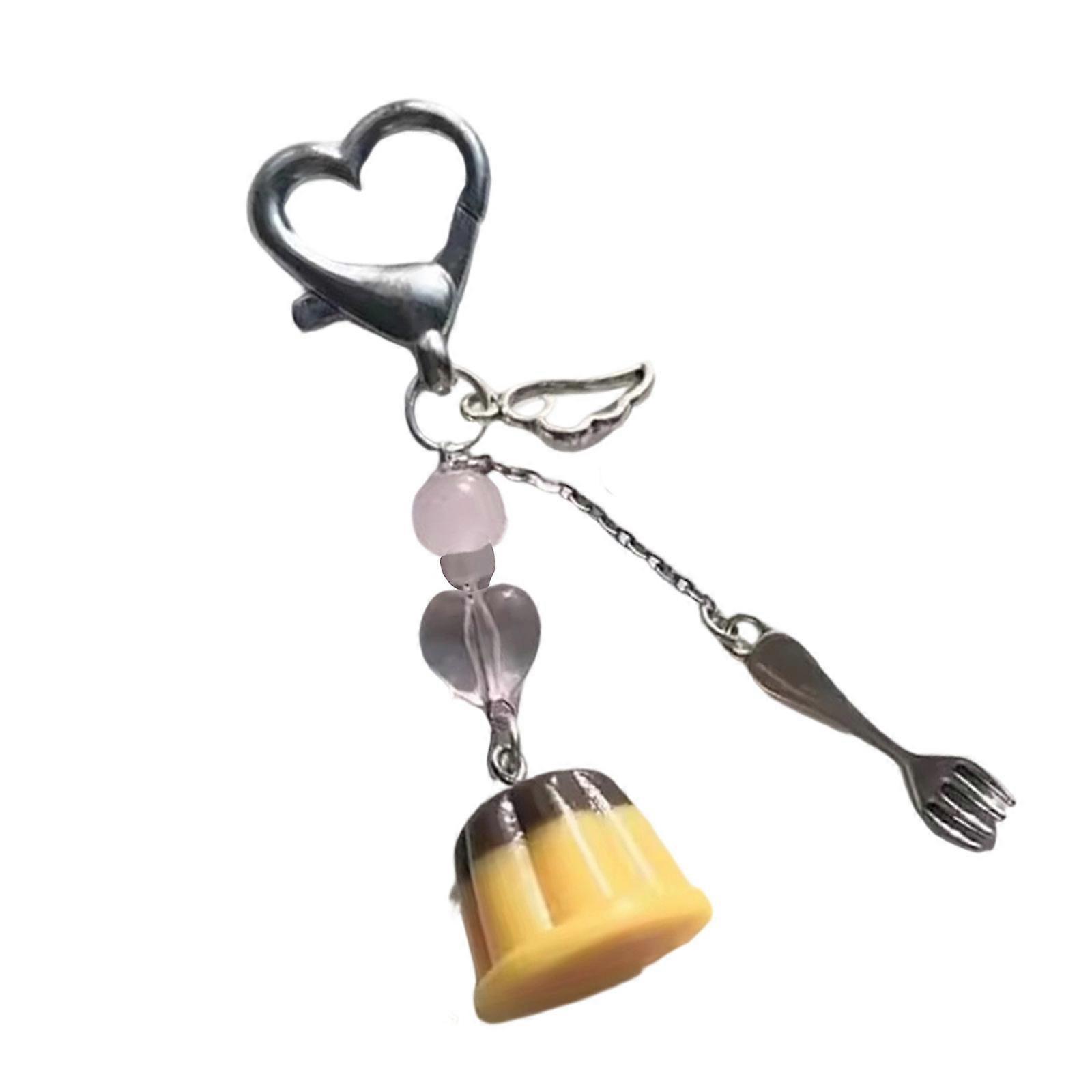 Flexible Retro Acrylic Keychain Decoration with Jelly Finish Charm Feature Phone Chain for Daily Use or Gift Giving Multicolor