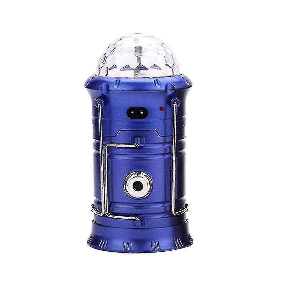 Solar LED Lantern Light Rechargeable Outdoor Camping Flashlight Torch Stage Disco Lamp