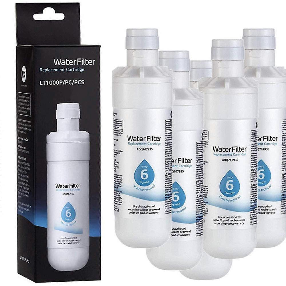 Universal Fridge Water Filter, Compatible with LT1000P, LT1000PC, LT1000PCS, MDJ64844601, ADQ747935, 9980, Pack of 5