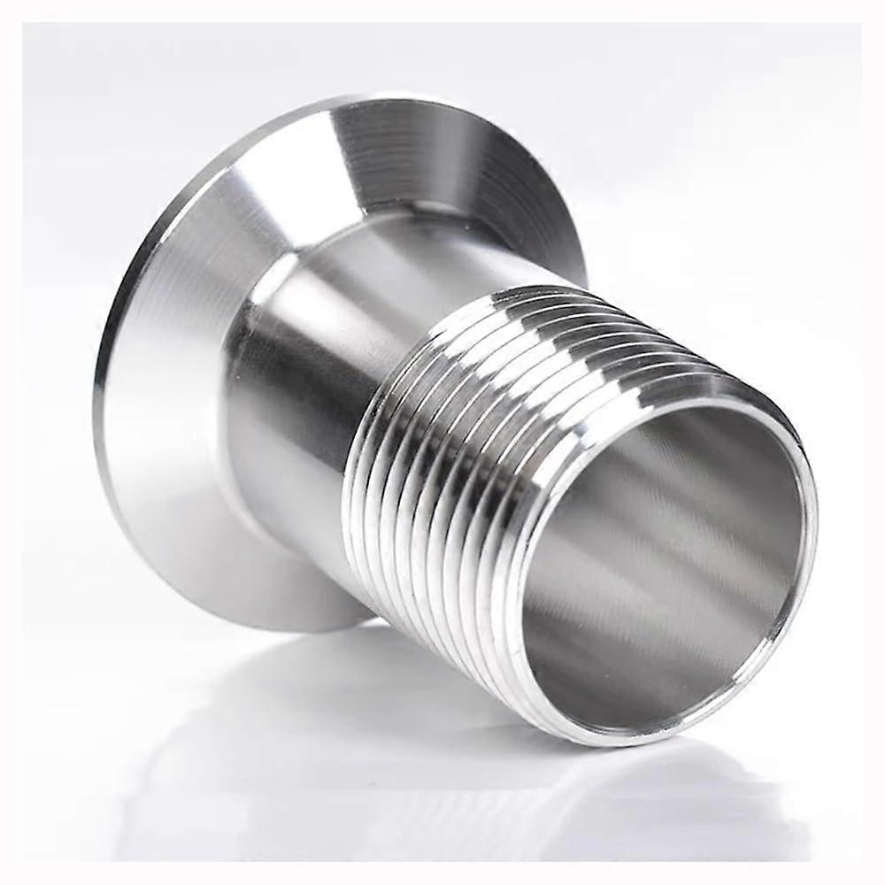 Tri-Clamp Fitting BSP Sanitary Stainless Steel SS304 External Thread Adapter DN8, DN15, DN20, DN25, DN32 - 1/2in-1-1/4in
