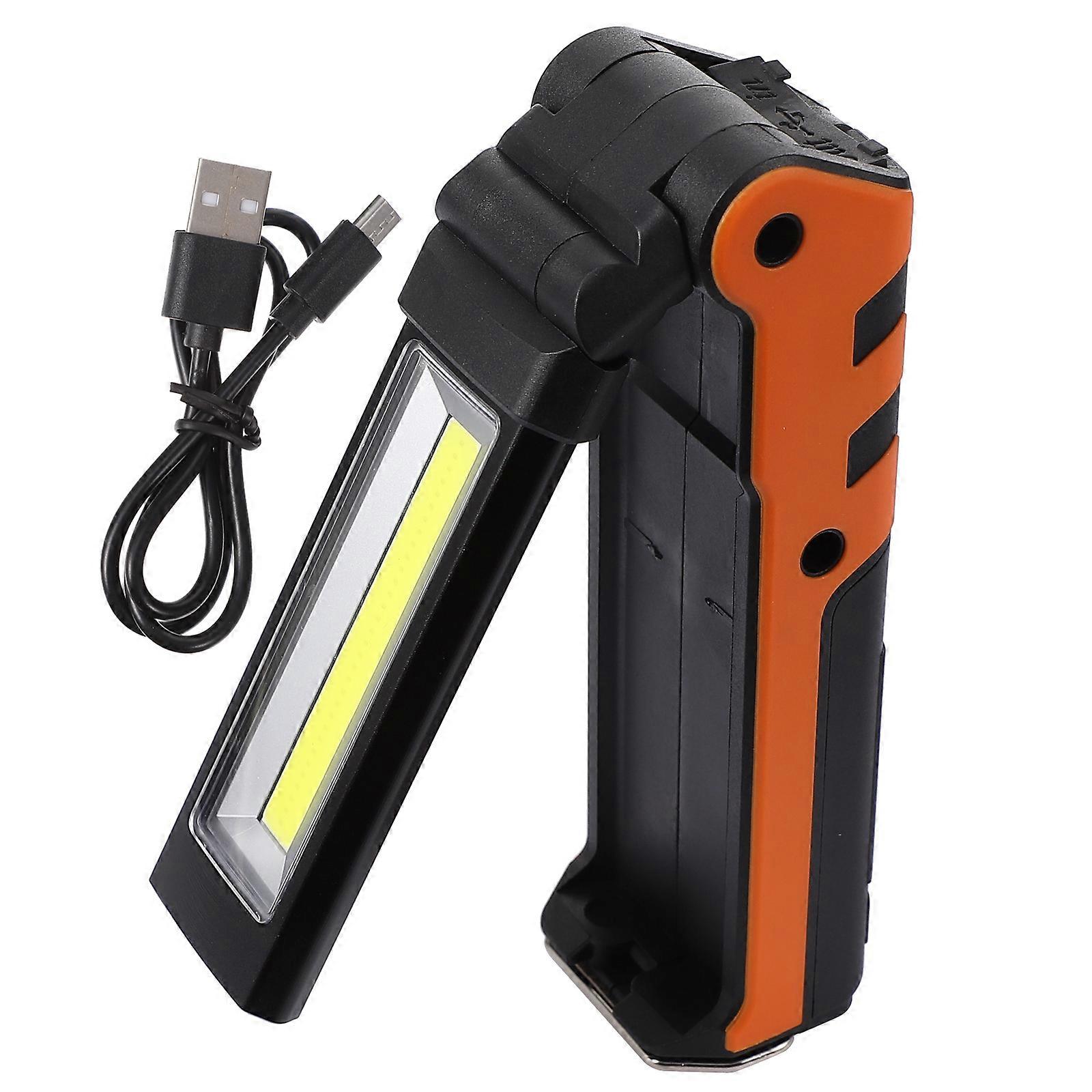 Multi-Functional COB LED Work Light For Emergency Situations Size 27.5X4.8cm With Foldable Design 1Set