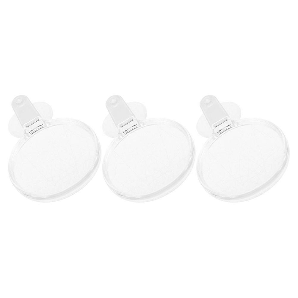 Aquarium Magnifier with Suction Cup for Clear Observation of Fish Tanks and Small Animals White Acrylic 3x