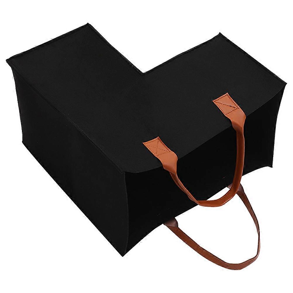 Basket For Stairs With Handle Ideal For Decluttering Household Items Measuring 16X16X8In And Easy To Carry 1Pcs