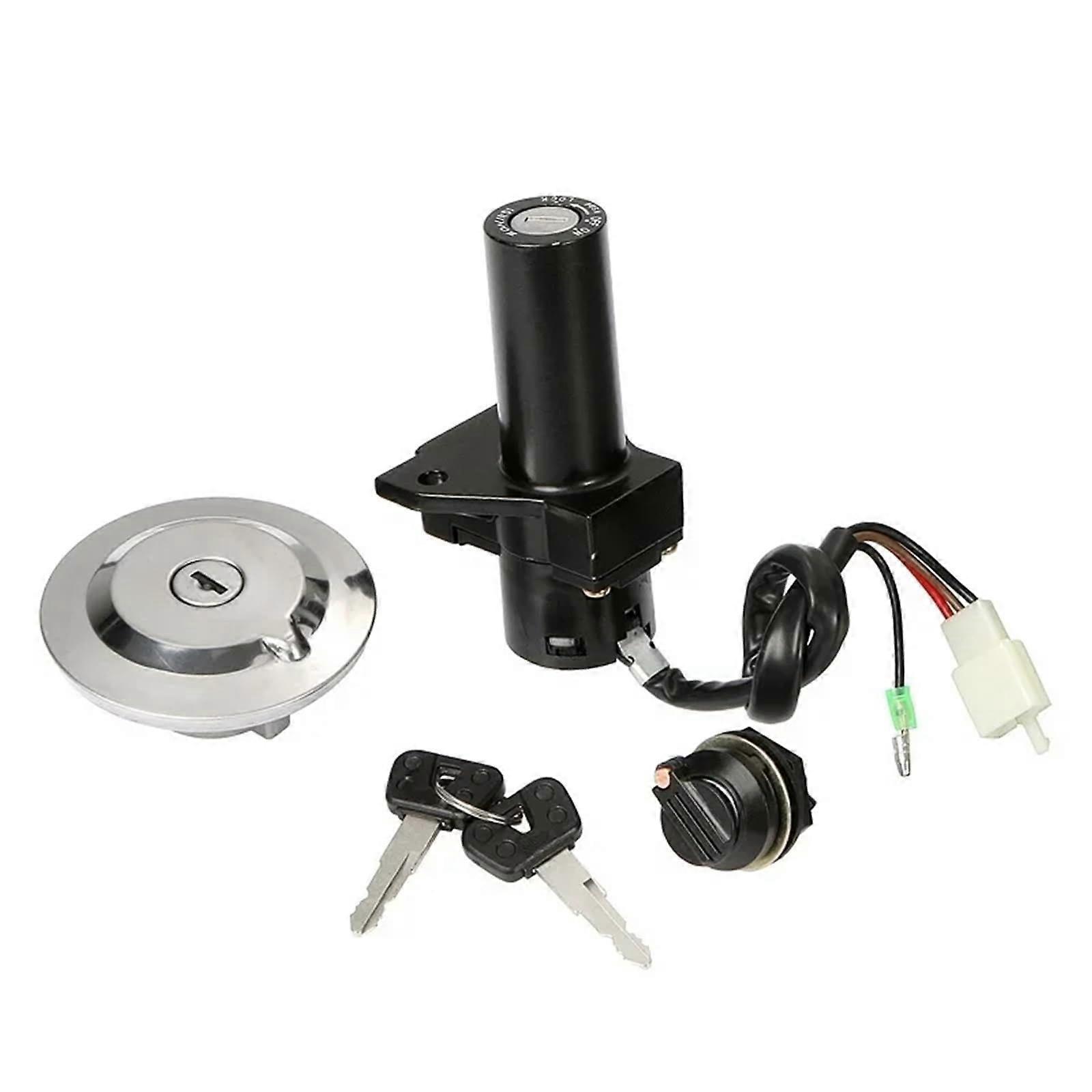 Compatible with YBR125 20022013 Motorcycle Ignition Switch Lock Cap Key