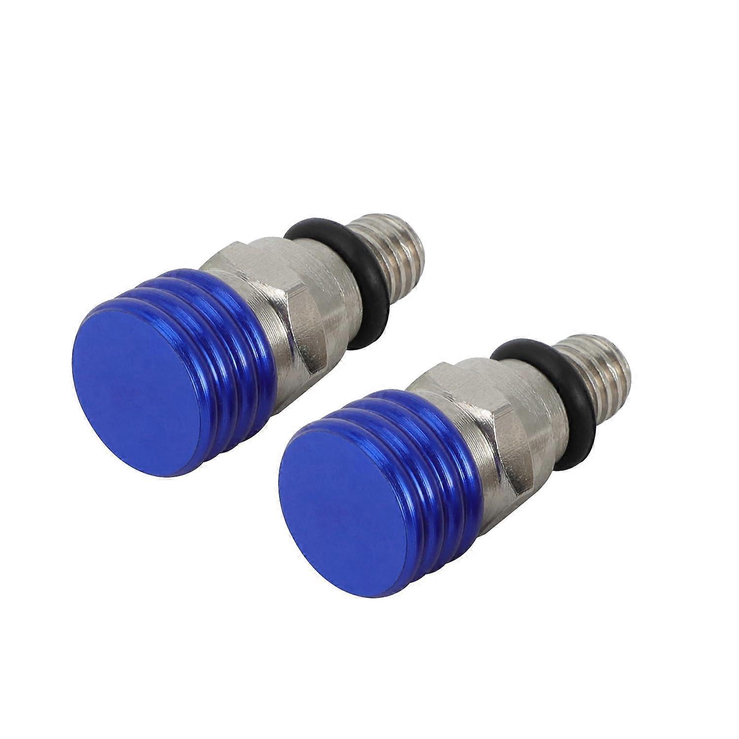 Motorcycle Fork Bleeder Valve for WR250F WR450F YZ250F YZ450F M5 0.8MMBlue