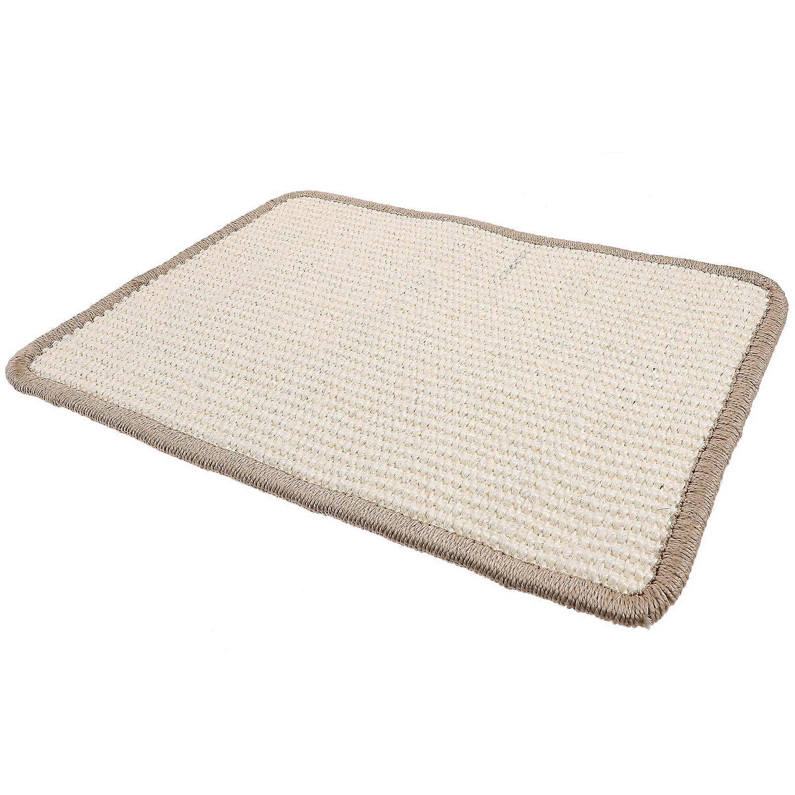 Light Brown Cat Scratching Board Made of Sisal for Active Play and Training 1 Piece
