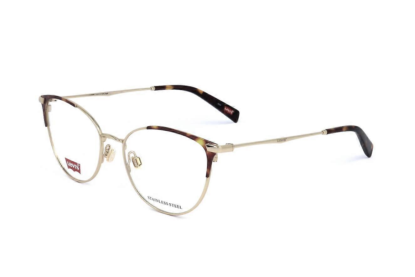 Eyewear Frames Levi s LV 5025 06J GOLD HAVANA 52/17/140 WOMAN