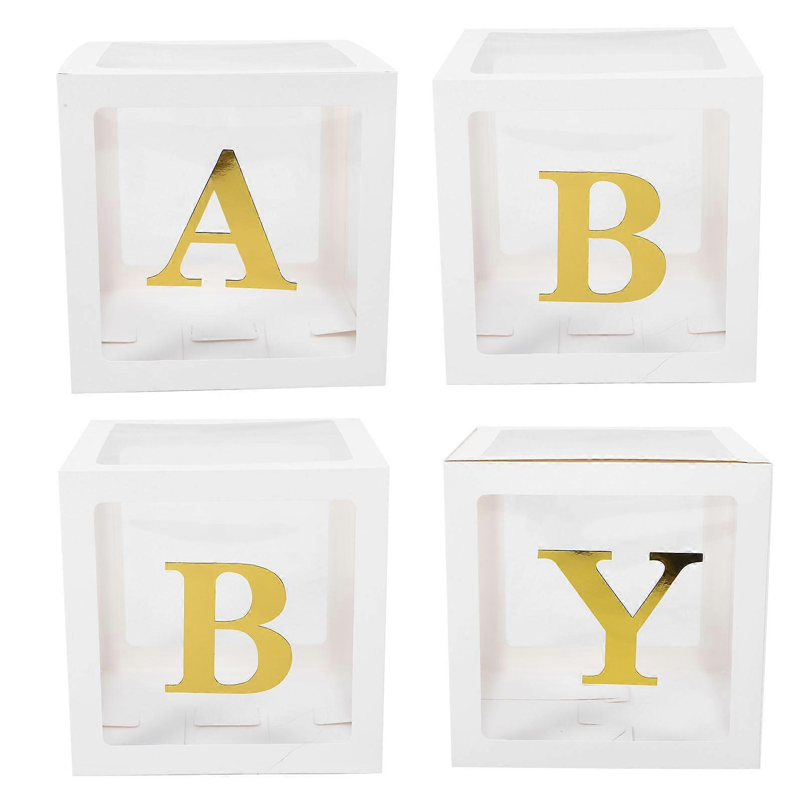 Decoration Item For Graduation Season Featuring Balloon Boxes With Letters And Colorful Balloons 1 Set