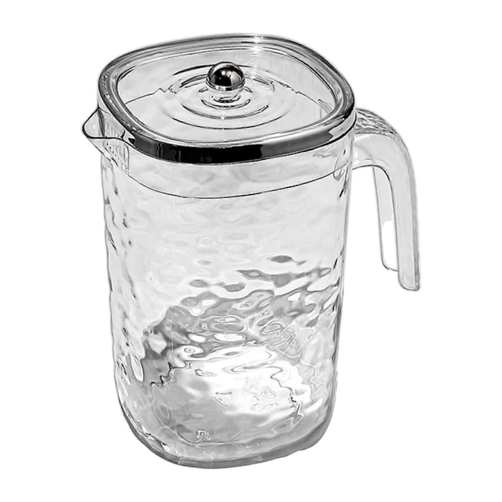 Pitcher with Lid Fridge Jug 1.8 L Portable Versatile Beverage Pitcher Water Jug