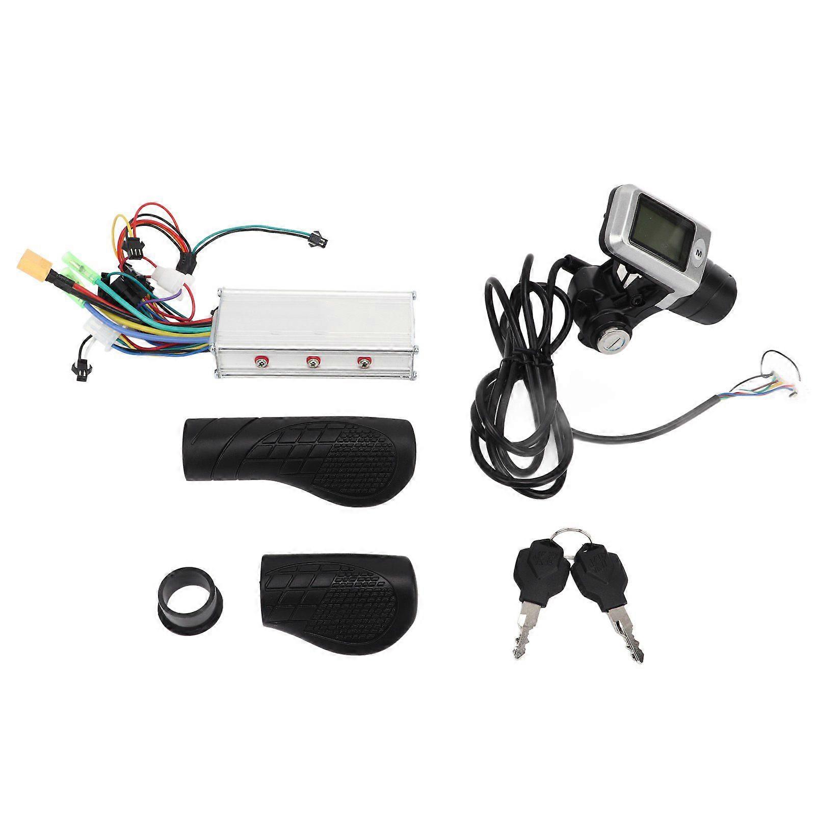 36V 48V 500W Scooter Controller Kit Electric Bicycle Controller with LCD Display for Scooter Modification Accessories