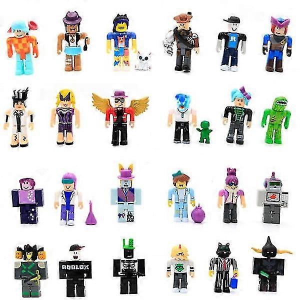 Roblox 24-Piece Minifigure Virtual World Figure Blocks, toy figures