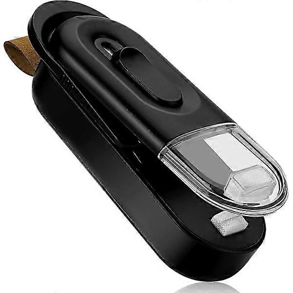 Mini scelleuse et coupeuse de sacs portable - Scelleuse sous vide alimentée par batterie pour sacs de copeaux