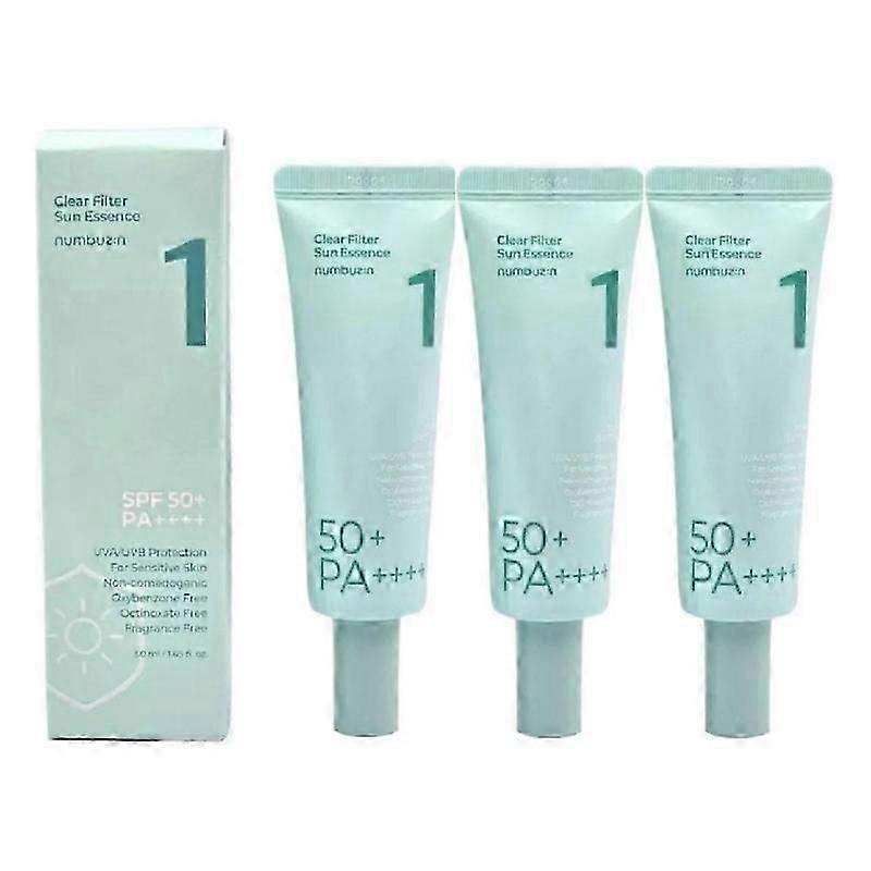 נומבוזין מס' 1 מסנן שקוף סאן אסנס 50 מ"ל SPF50+ PA++++ K Beauty חדש