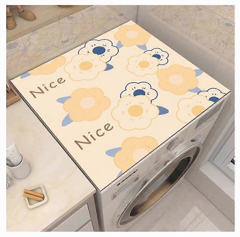 Washing Machine Covers 60x60cm, Non-Slip Tabletop Pad for Refrigerators and Washing Machines, Durable and Versatile Design