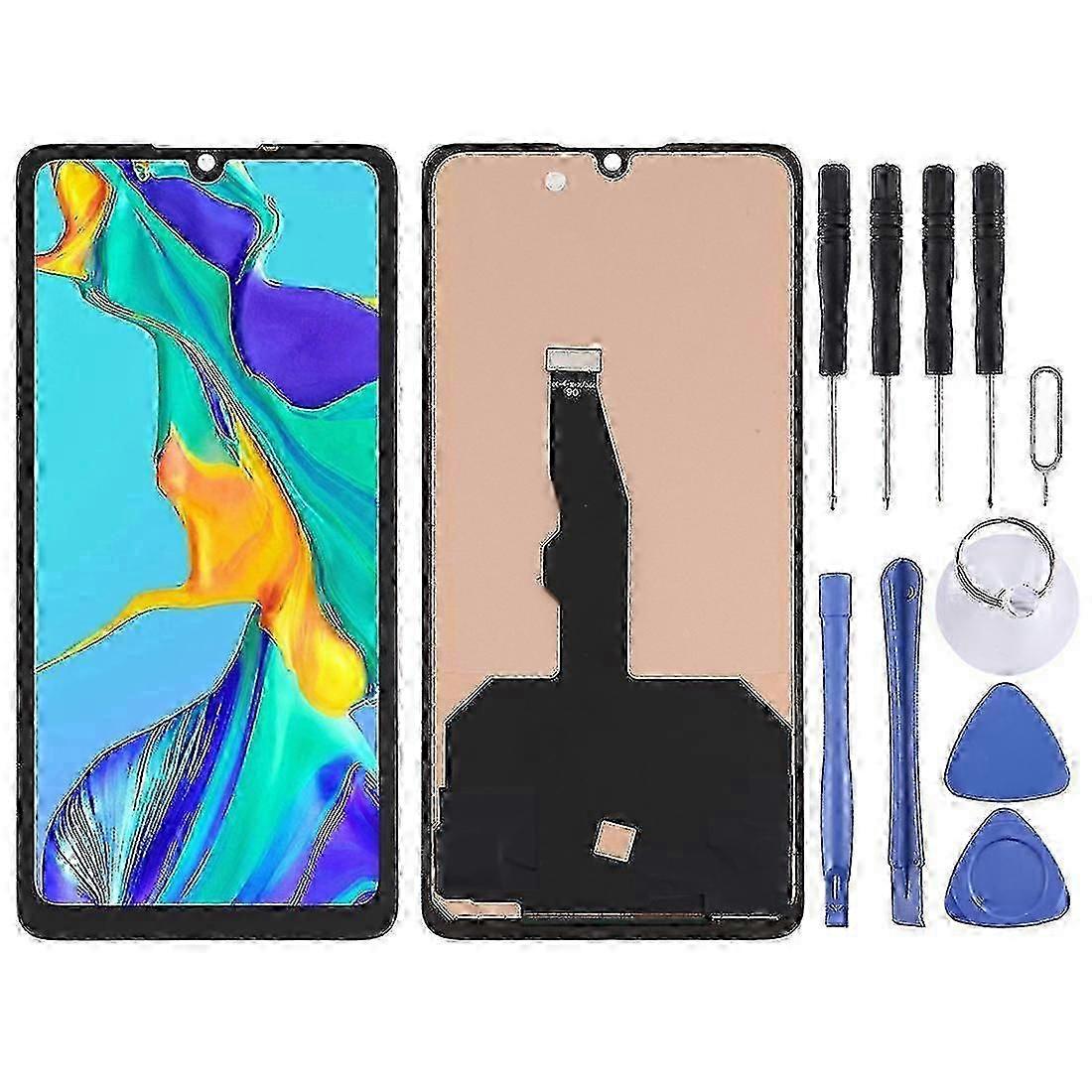 شاشة TFT LCD لهواوي P30 مع تجميع كامل للمحول الرقمي ، لا تدعم تحديد بصمات الأصابع g20241684292