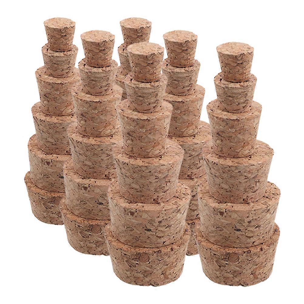 Precision Crafted Cork Plugs For DIY Crafts Beverage Storage 36PCS Air Tight Closure Light Yellow