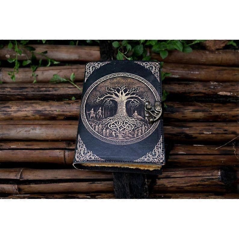 δέρμα Εφημερίδα Δέντρο της Ζωής - Γνήσιο δέρμα για τις γυναίκες - Όμορφο περιοδικό Για σκίτσα βιβλίο Ταξιδιωτικό βιβλίο Κενό βιβλίο ορθογραφίας