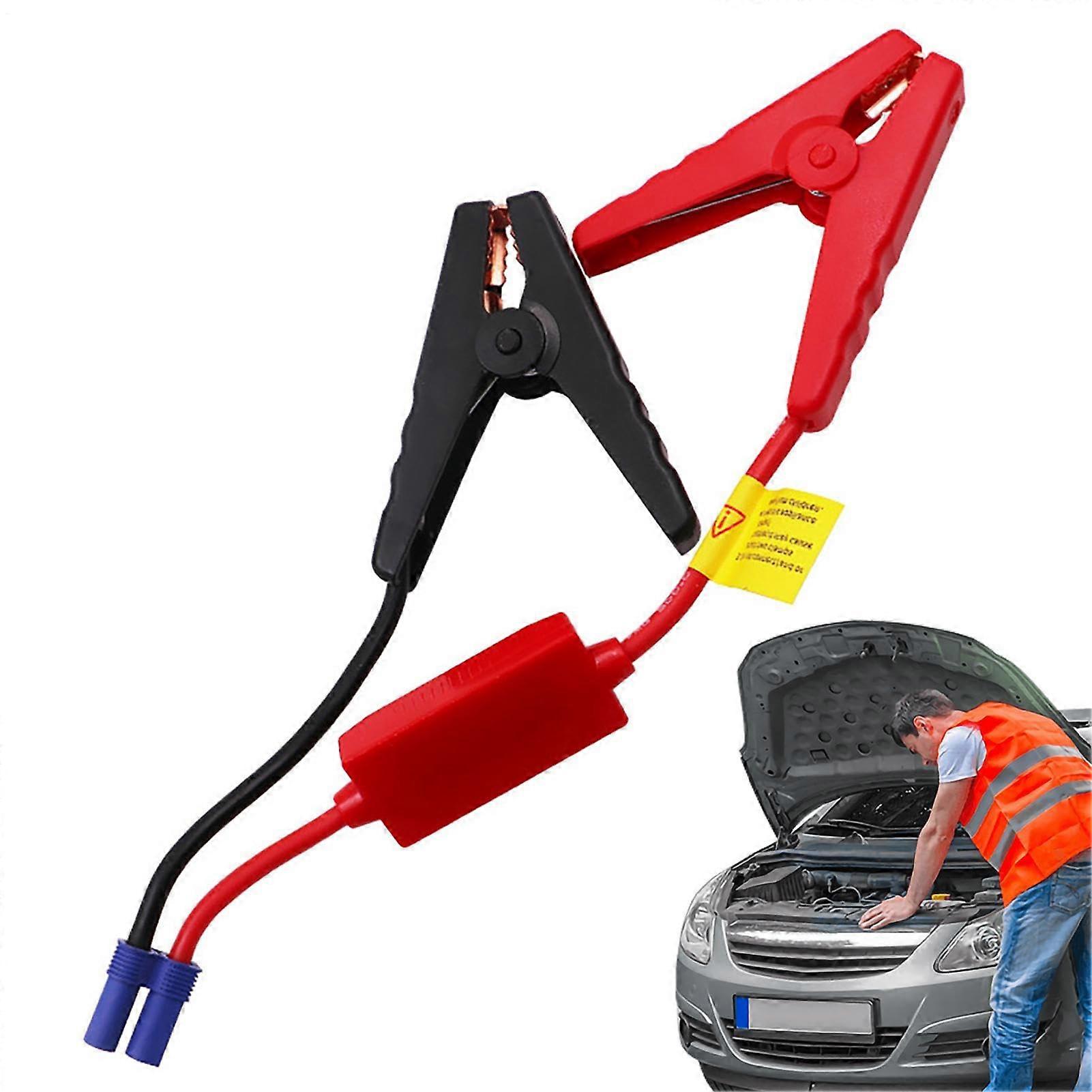 Cable Set for Car Amplifier Portable Jump Start Wire, EC5 Plug Connector Performance Vehicle Charging Cable Kit