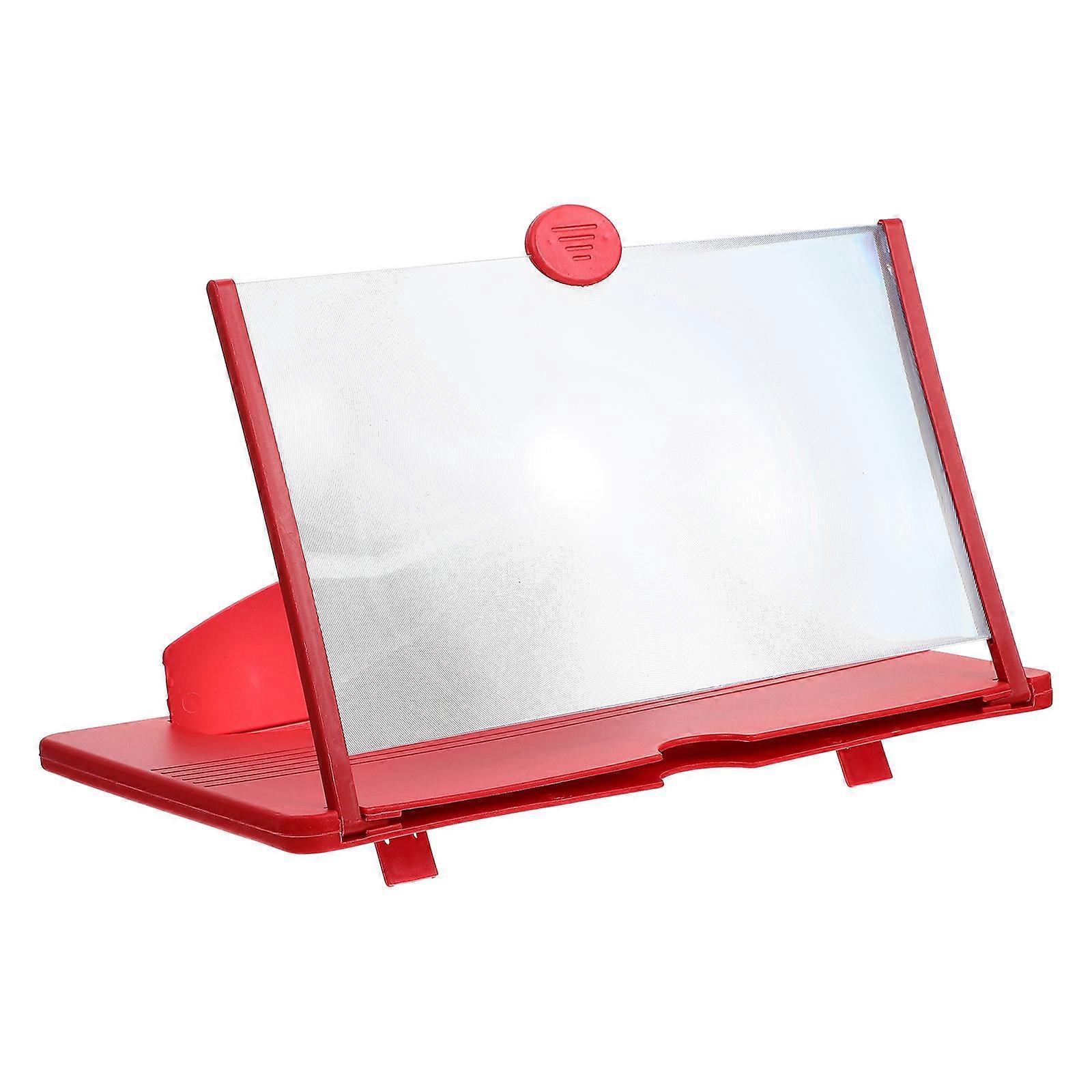 Mobile Phone Magnifier Stand Design For Gaming In Living Room Red Color 1Pack