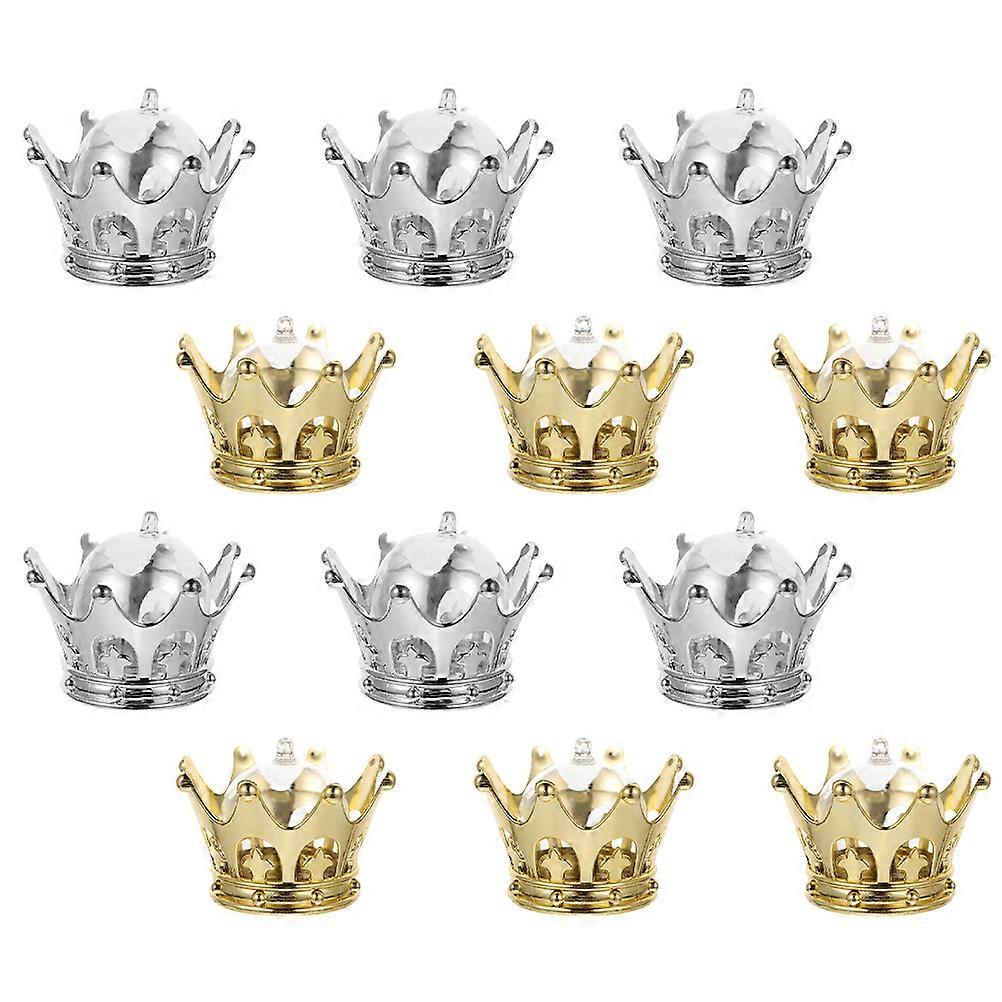 Hollow Crown Shape Storage Boxes 24Pcs Gift Wrapping Ideal For Wedding Party Appearance 8X8X5Cm
