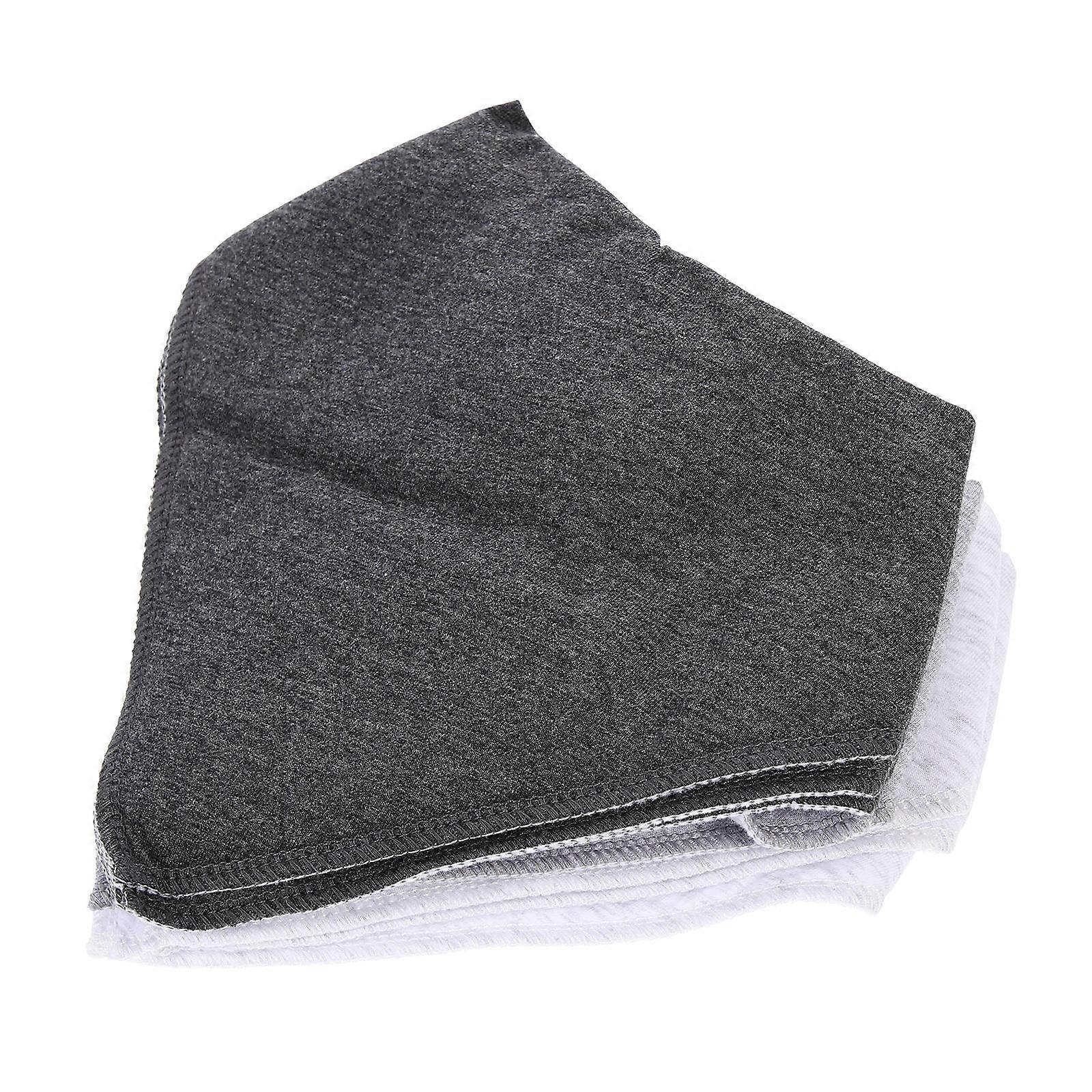 Triangle Shape 8Pcs Baby Bandana Bibs Cotton For Babies Assorted Color During Outings Keep Clothes Dry