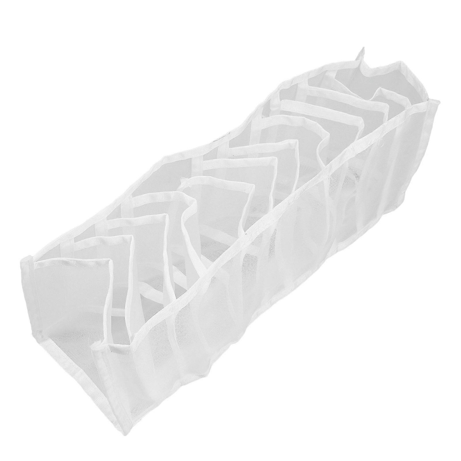 Socks And Bra Storage Organizer For Home Use Multi-Grid Design 32X12CM Drawer Divider For Women 1Pack
