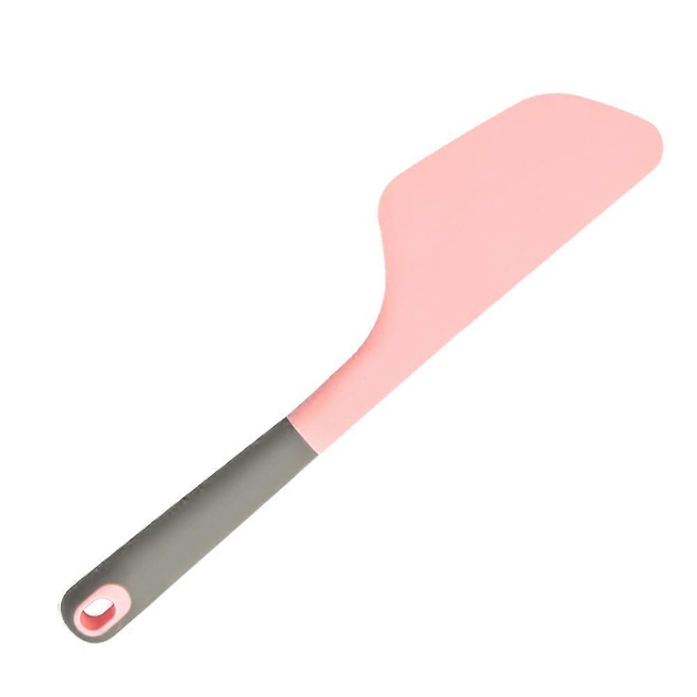 Rosy Silicone Spatula for Baking and Home Use Heat Resistant Flexible with Storage Hole 7.87 inches