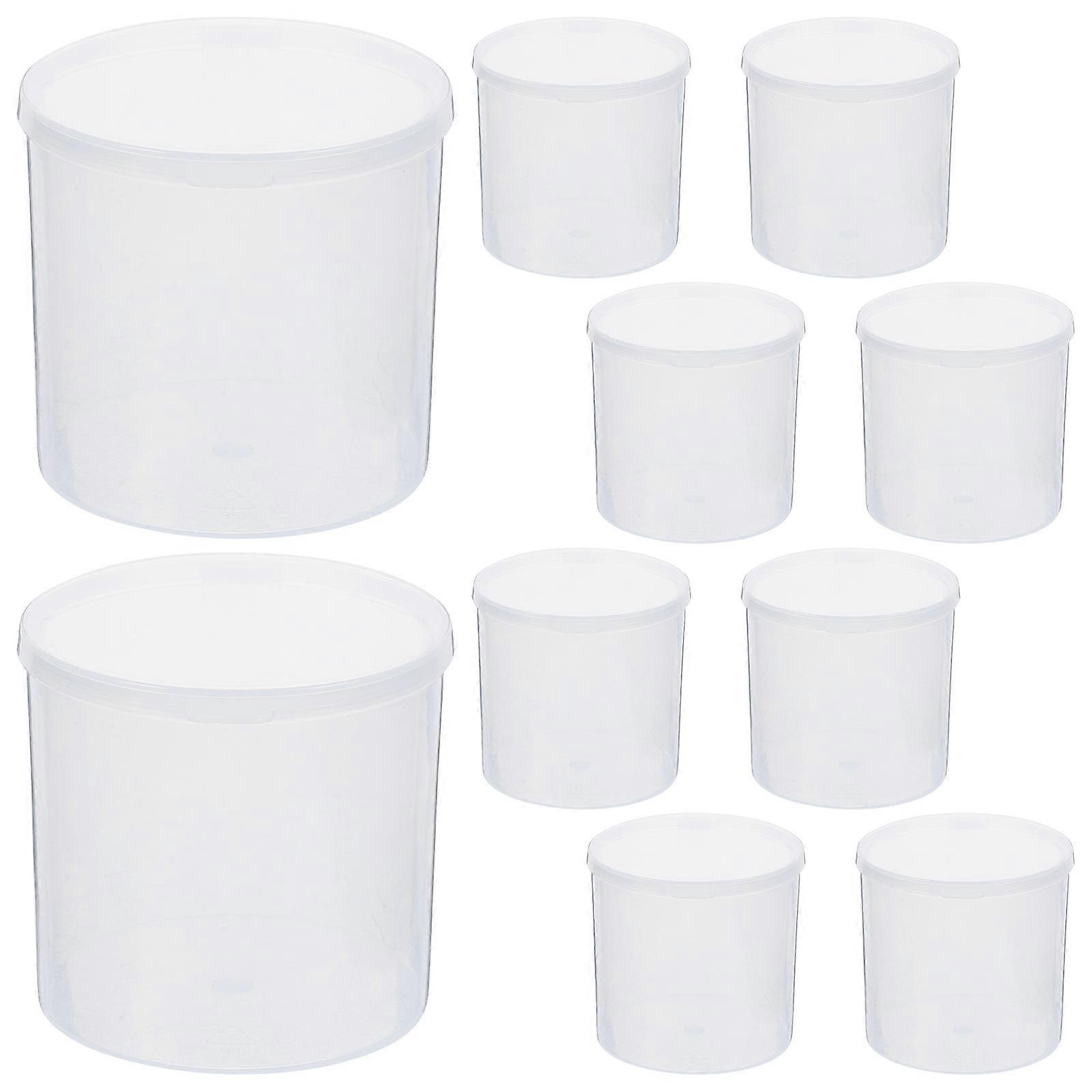 Portable Transparent PP Storage Box with Lid for Small Items Organization and Dustproof Protection