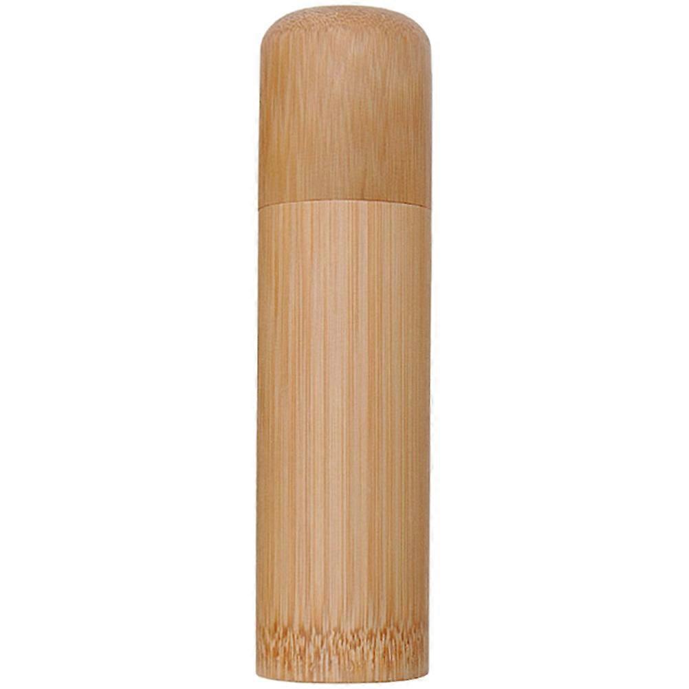 Travel Tea Storage Jar Container Box For Home Use With Bamboo Color 1Pcs