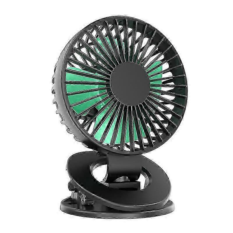 Home Small Mini Usb Portable Desktop Fan-black With Battery-4 Inchhome