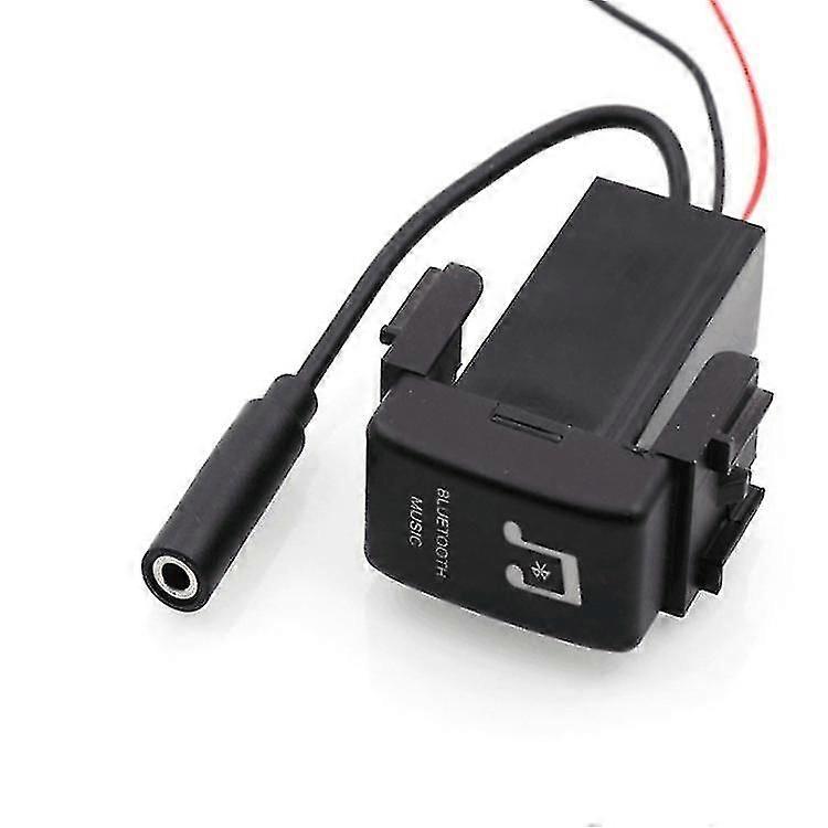 Car Music Adapter Panel Installation Aux Output Use Black1pcs