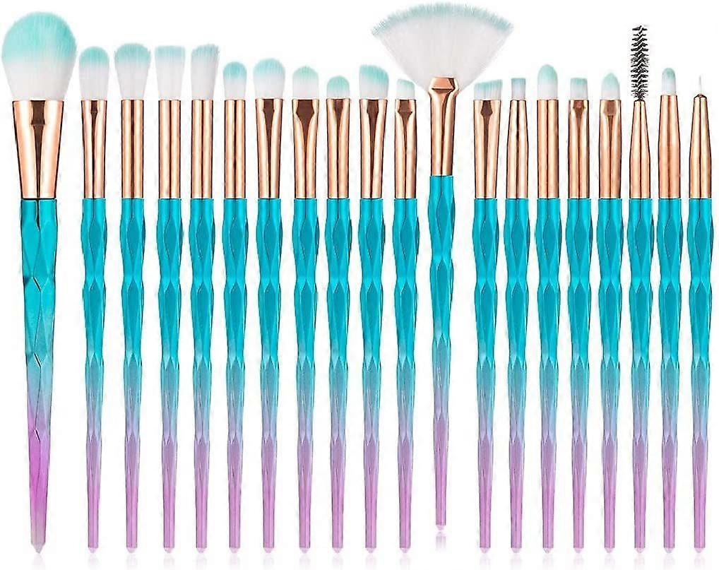 20-Piece Makeup Brush Kit - Full Face Cosmetic Set