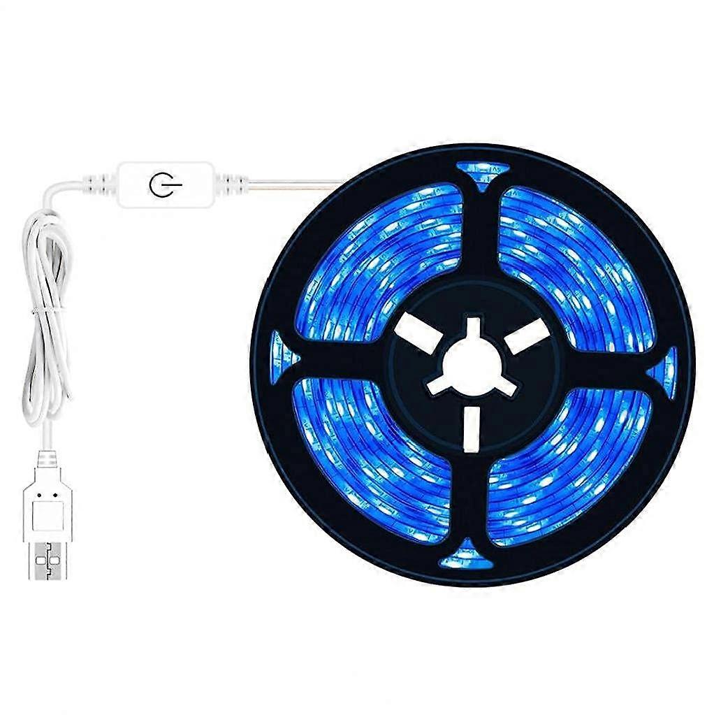 Plant Grow Light Strip LED Indoor Lamp Full Spectrum Waterproof 1m with Sensor Switch Stepless Dimming for Hydroponics