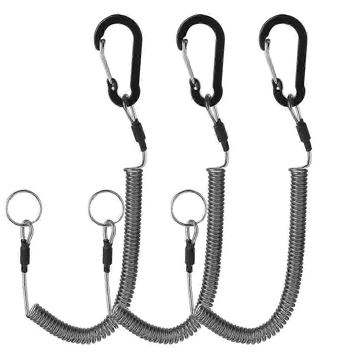 Spiral Key Chains outside Cable,Retractable Safe Rope