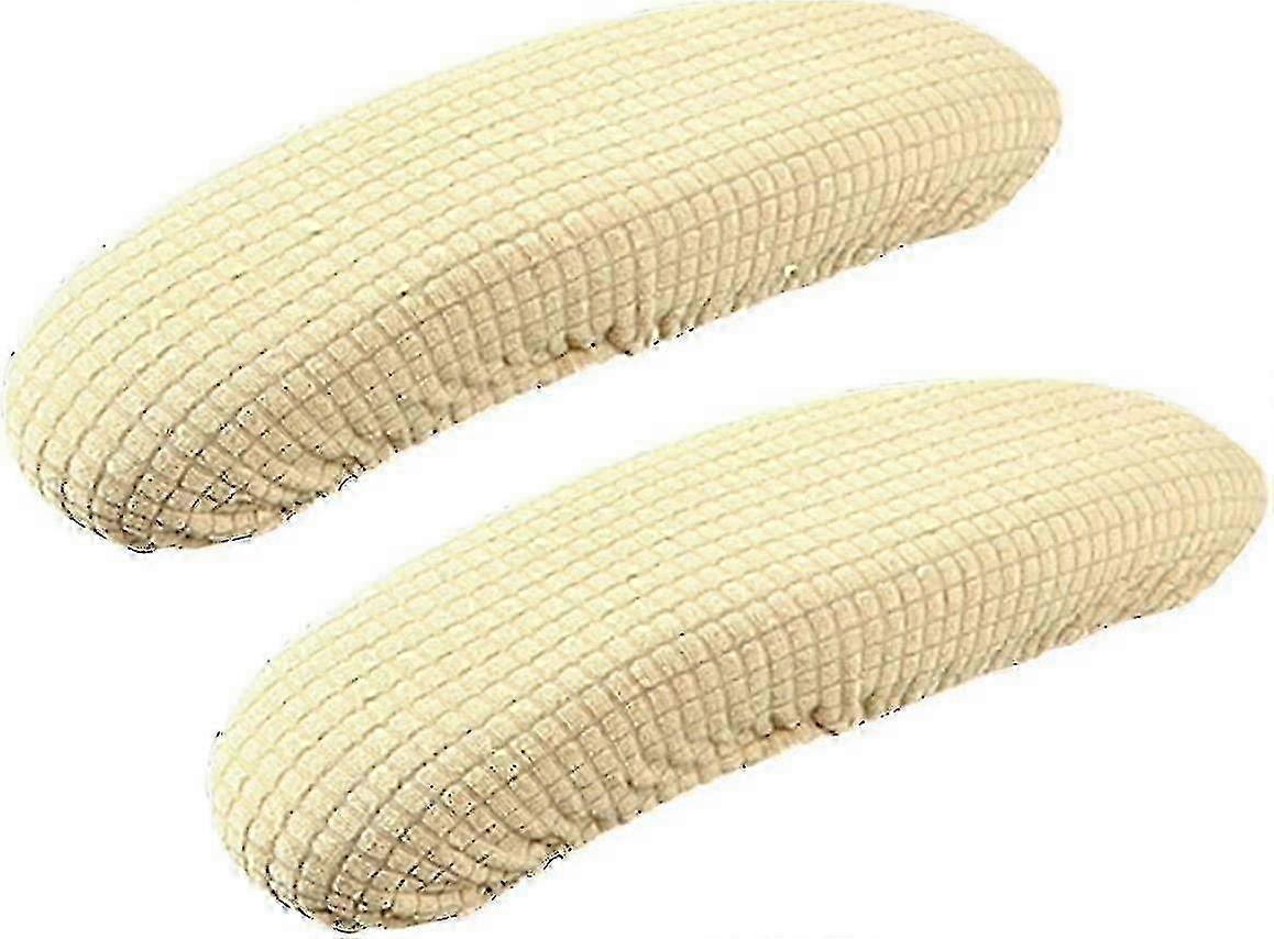 Stretchable & Removable Armrest Covers for Office Chairs, Elastic Arm Rest Pads 1 Pair