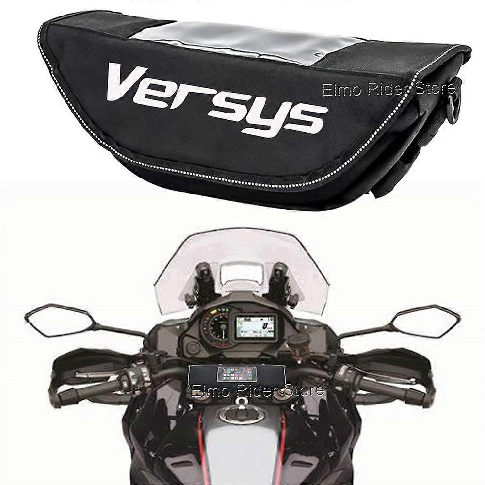עבור קוואסאקי Versys 1000 Versys 650 Versys 1000 650 כידון אופנוע תיק עמיד למים תיק נסיעות תיק אחסון מסך GPS -E
