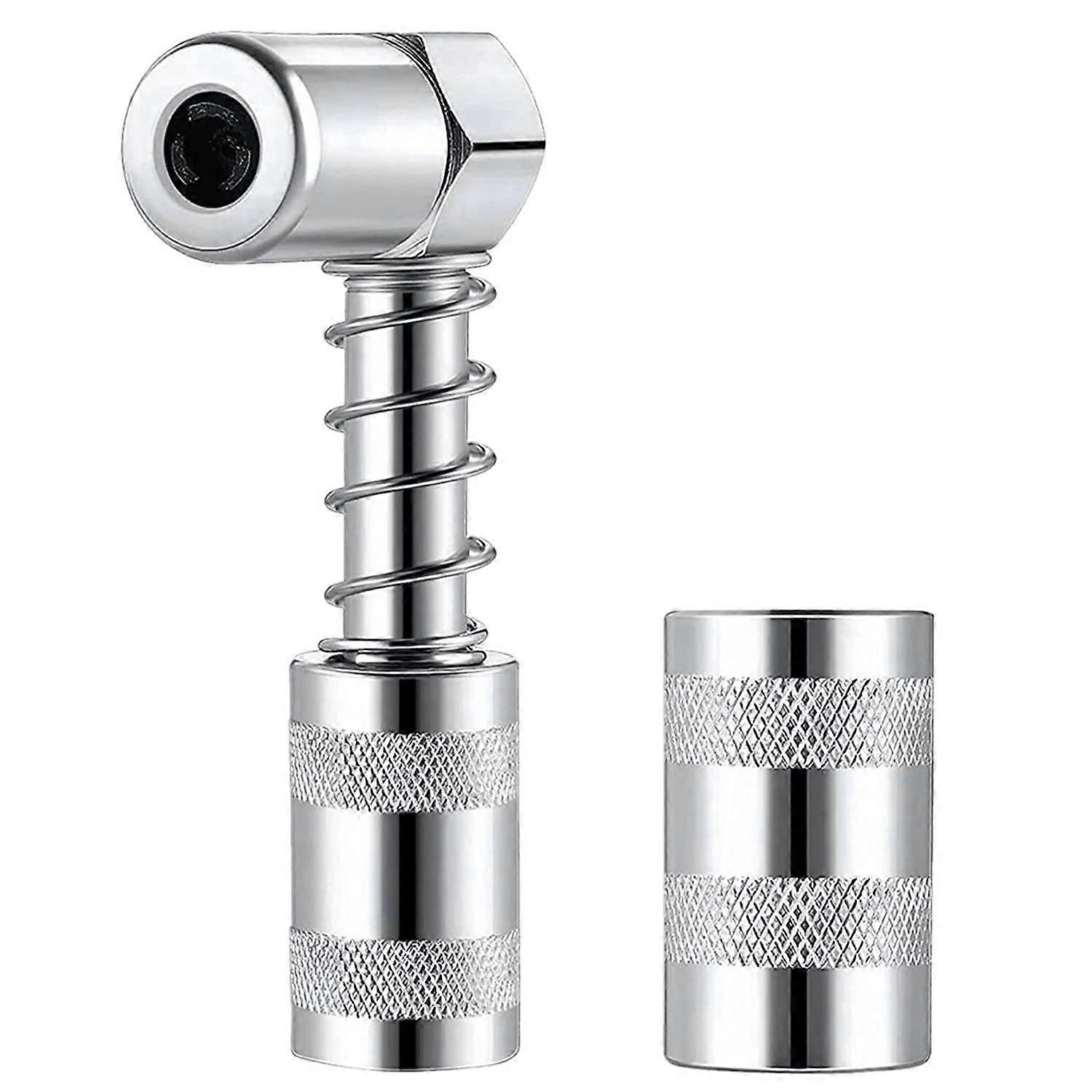 Grease Nozzle Adapter Grease Accessory Grease Coupler Adapter with Sleeve 3 Angle Grease Tool